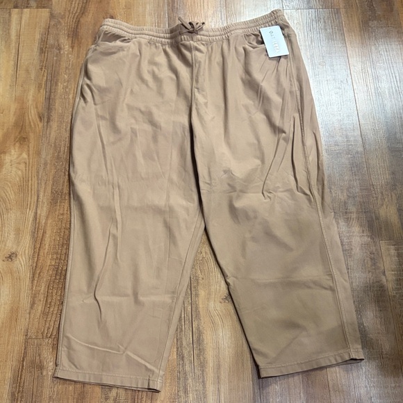 Athleta farallon Big Sur brown drawstring waist pants  size 3X - Picture 2 of 9